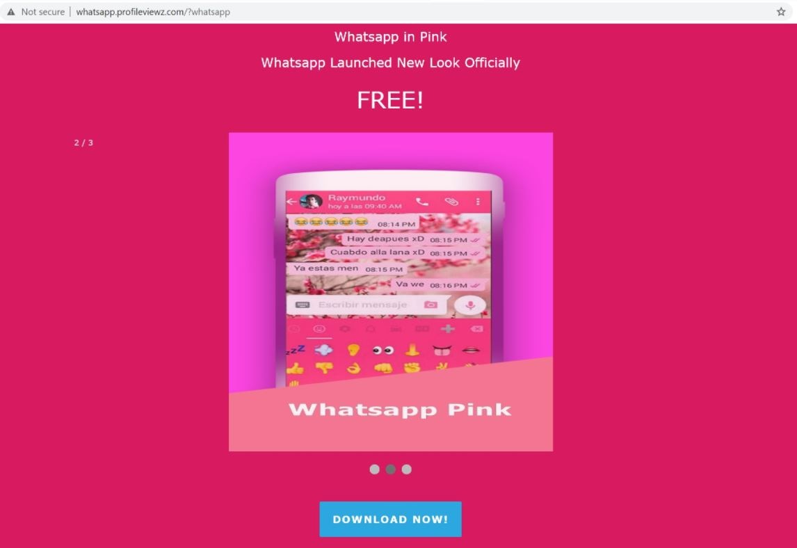 WhatsApp Pink
