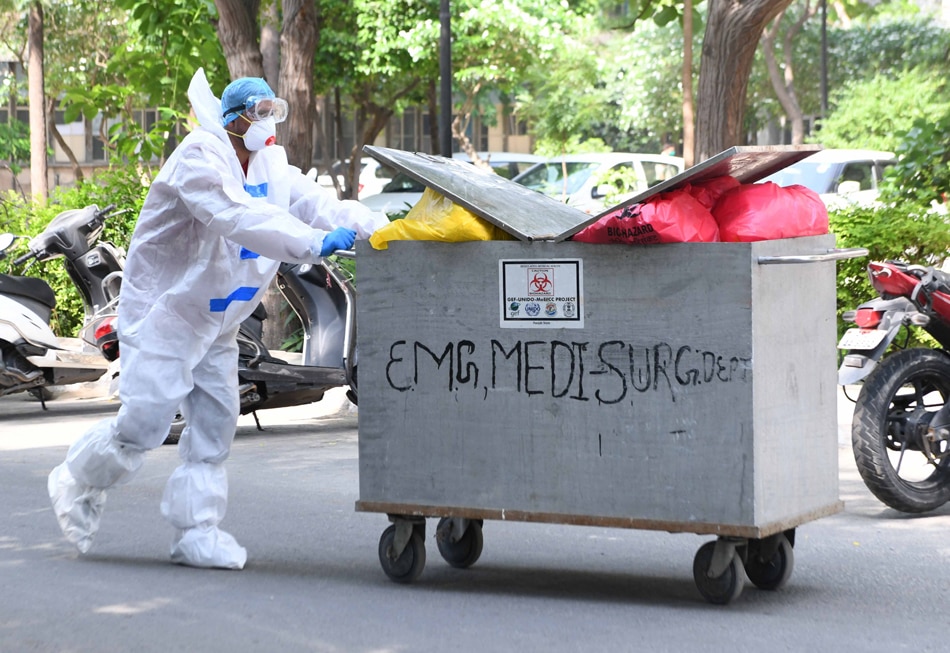 india covid waste challenge