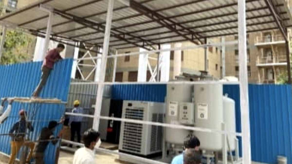 DRDO Tejas Oxygen Plant in AIIMS RML 