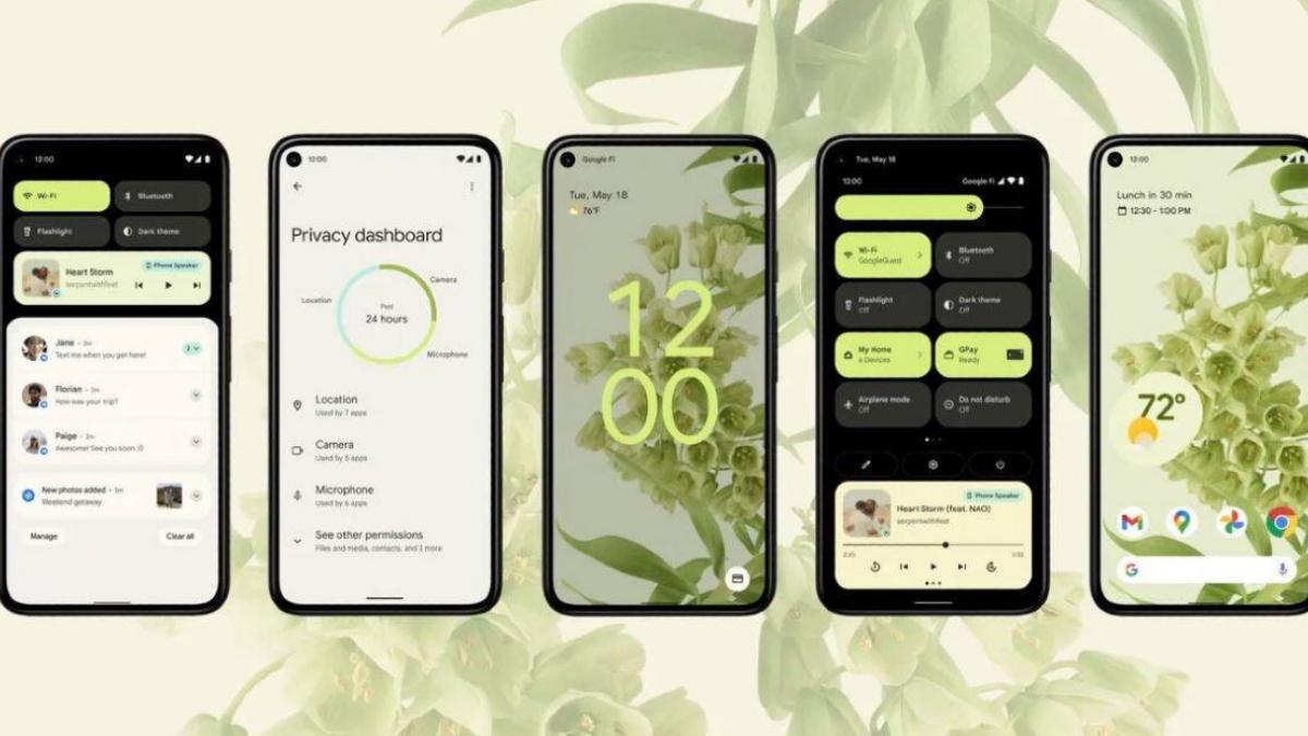 Android 12 UI, Credit- Google