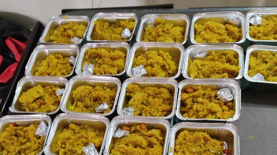 Boy message on food packets