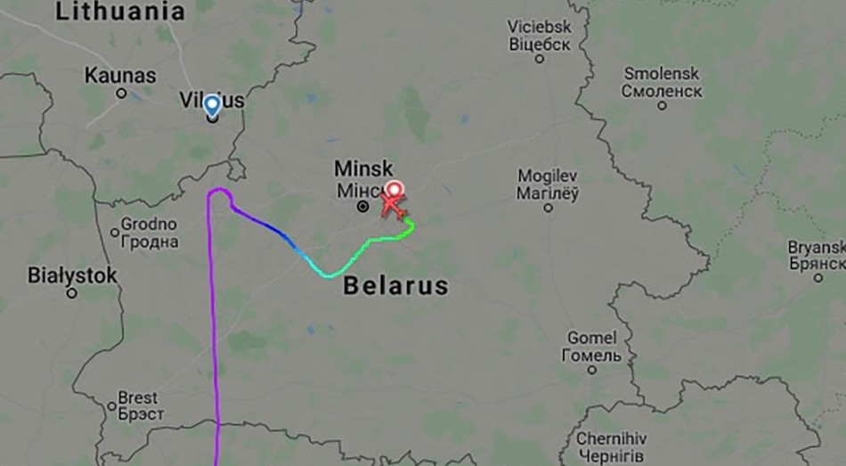 hijacked passenger aircraft