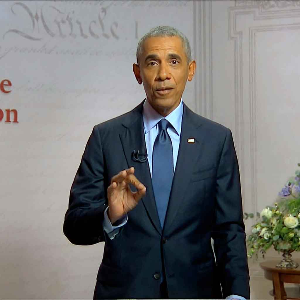 Barack Obama and Donald Trump