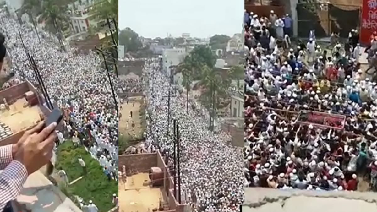 मोहम्मद सालिमुल कादरी के इंतकाल पर उमड़ी हजारों की भीड़