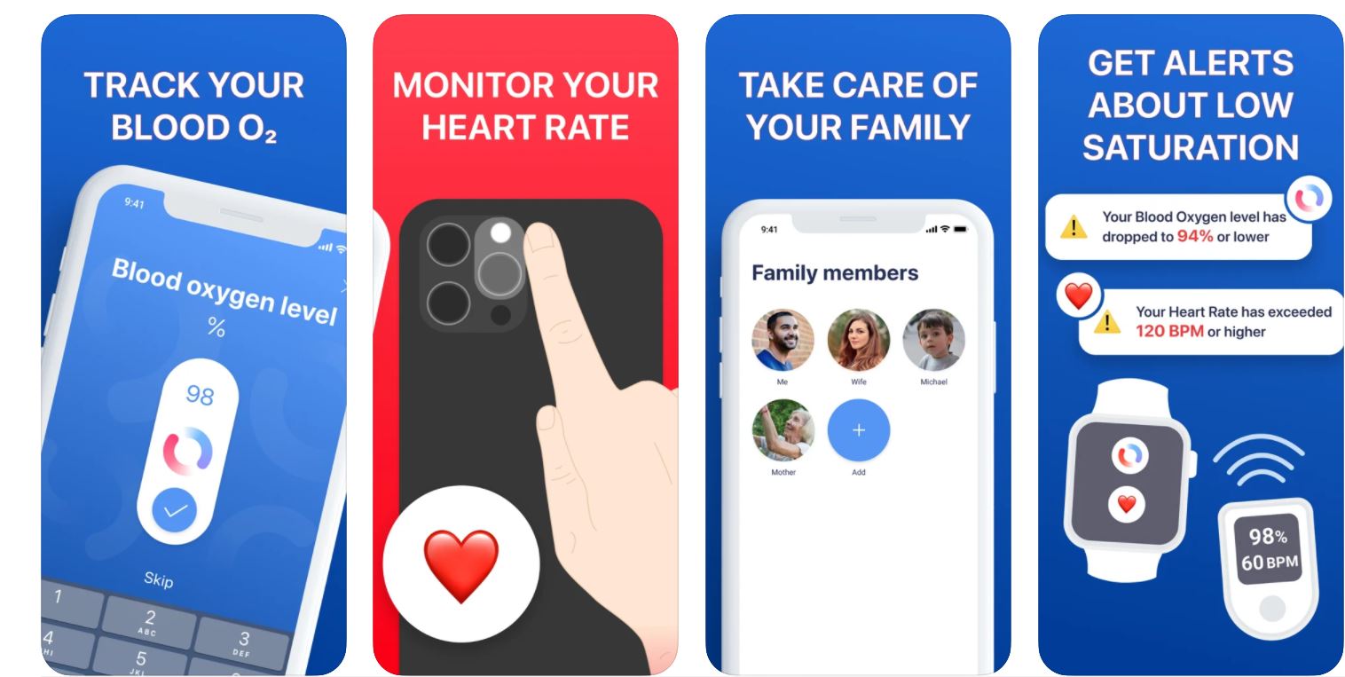 Blood Oxygen iOS app