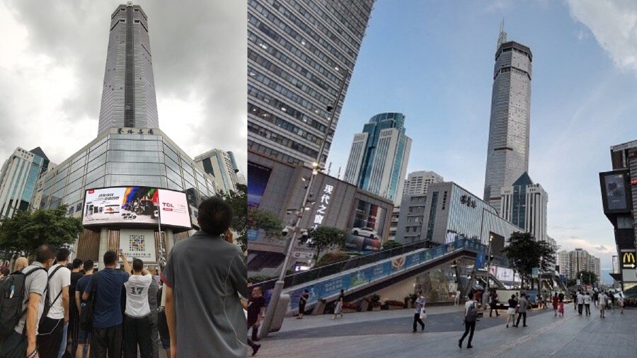 Schengen city, multi-storey building,