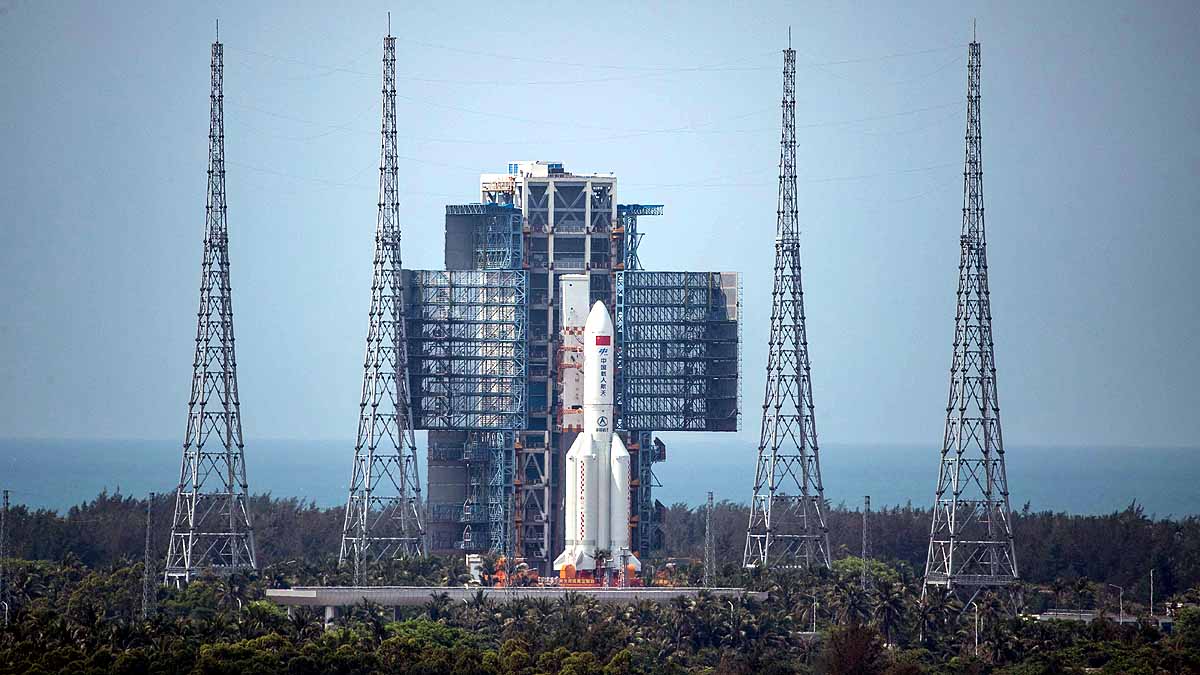 Uncontrolled Chinese Rocket New Zealand