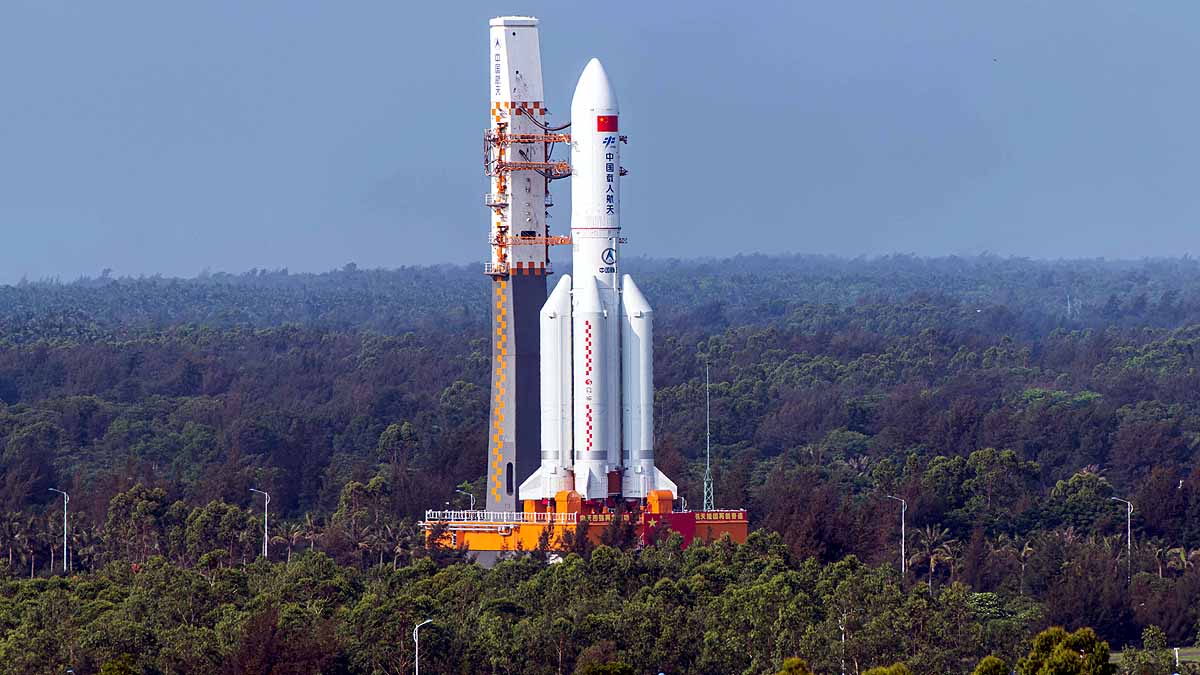 Uncontrolled Chinese Rocket New Zealand