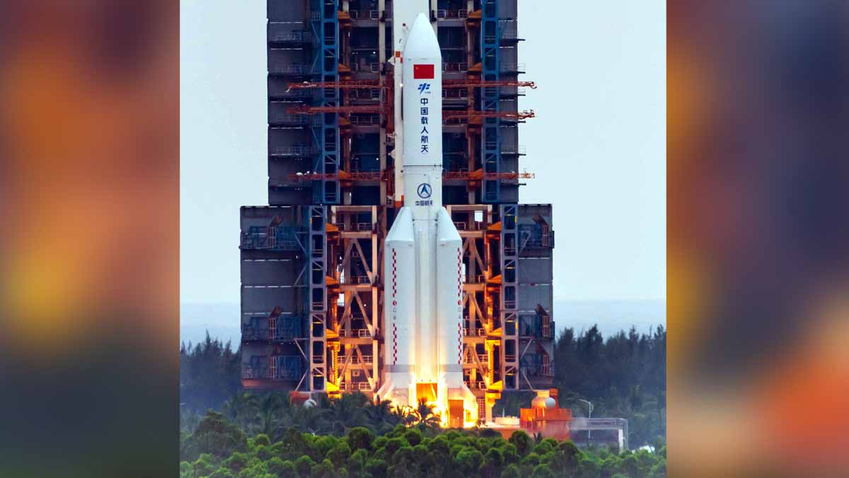 Uncontrolled Chinese Rocket New Zealand