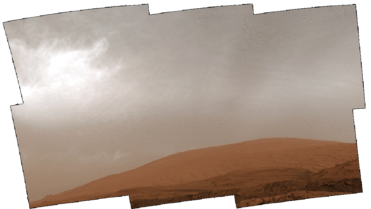 Clouds on Mars Curiosity NASA