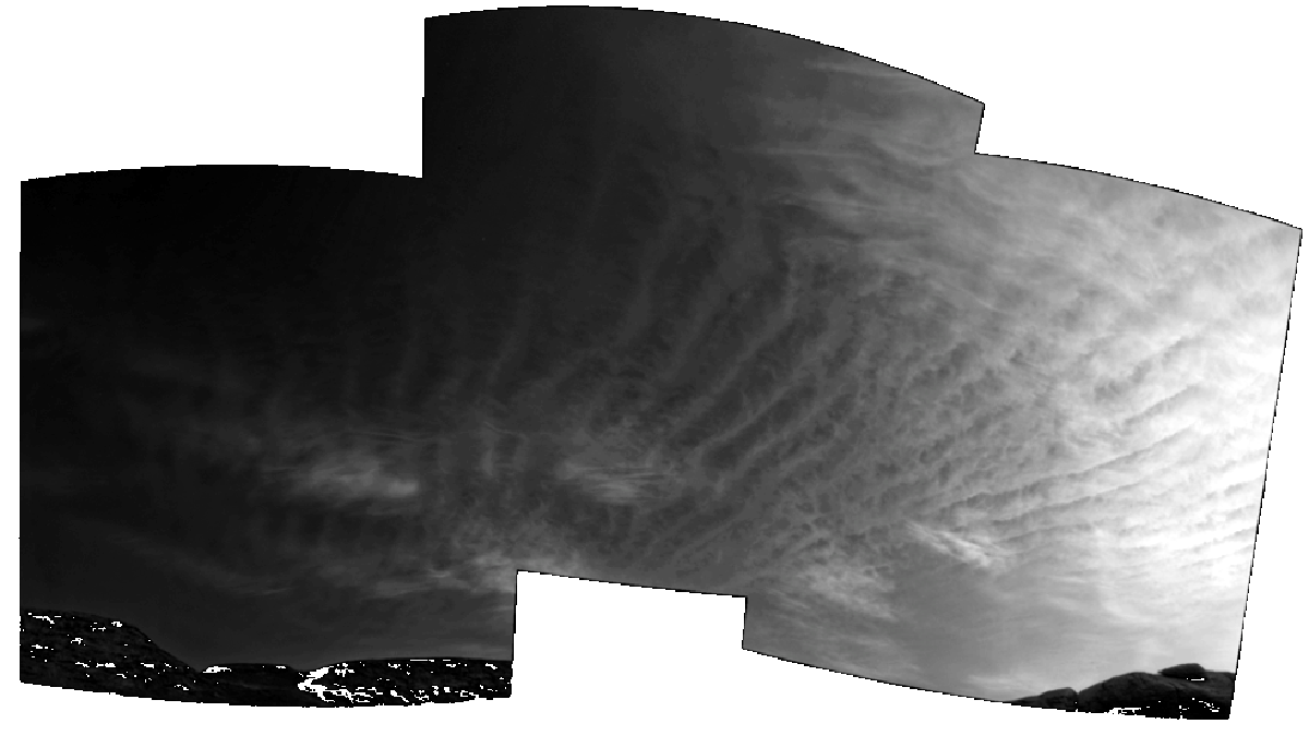 Clouds on Mars Curiosity NASA