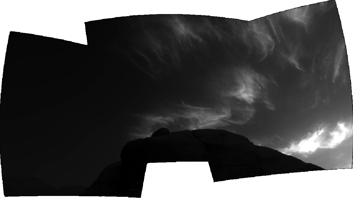 Clouds on Mars Curiosity NASA