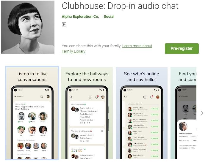 Clubhouse android app