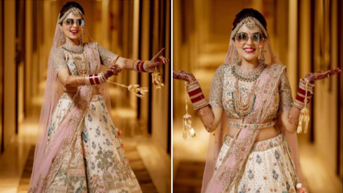 सुसराल पहुंचकर सुगंधा ने बनाई पहली रसोई, तस्वीरों में दिखा स्वैग