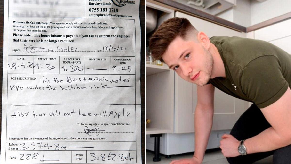 किचन का पाइप टूटा तो रिपेयर करने के लिए प्लंबर ने मांगे 4 लाख, बिल हुआ वायरल