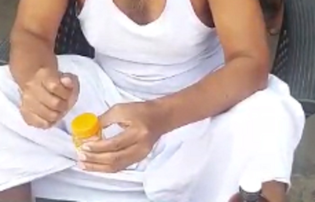 बीजेपी विधायक ने पिया गौमूत्र