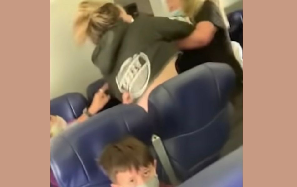 Fighting in plane