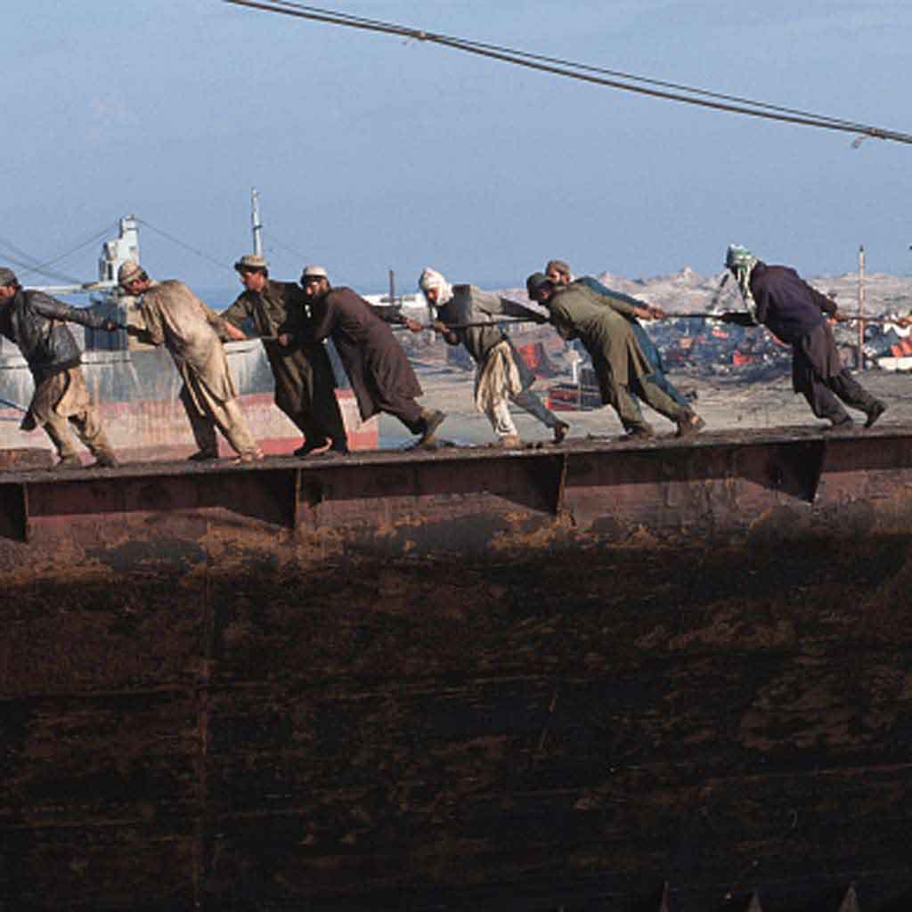 Gadani shipbreaking yard