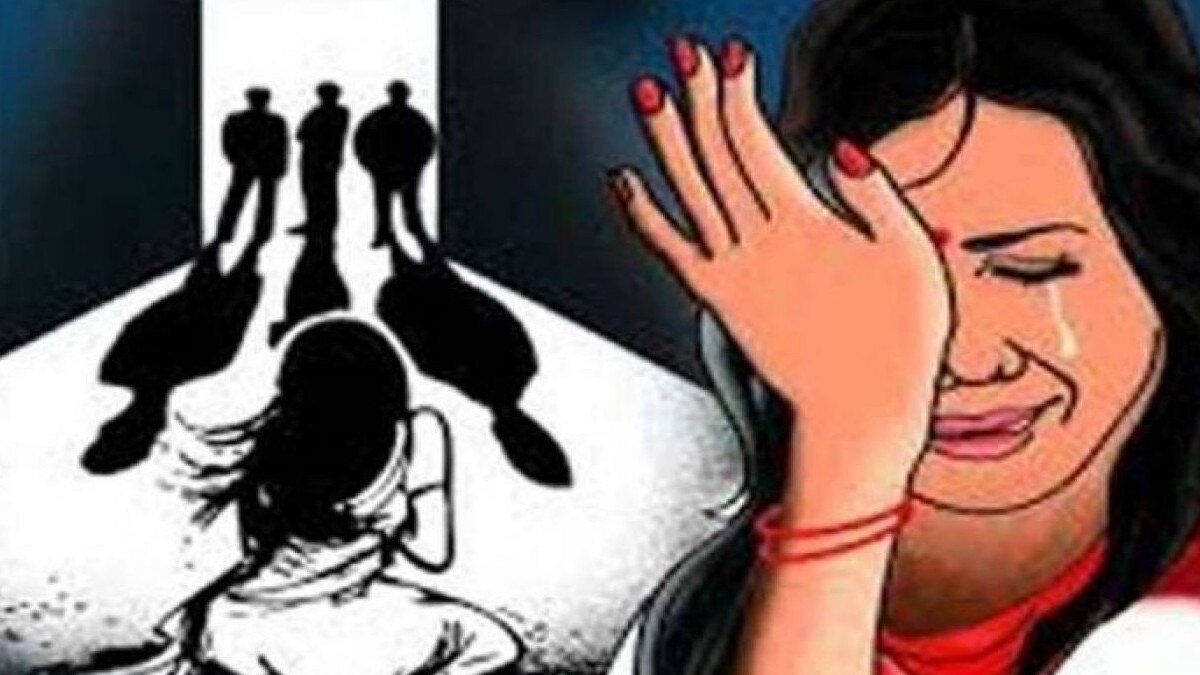 मह‍िला के साथ हुआ गैंगरेप 