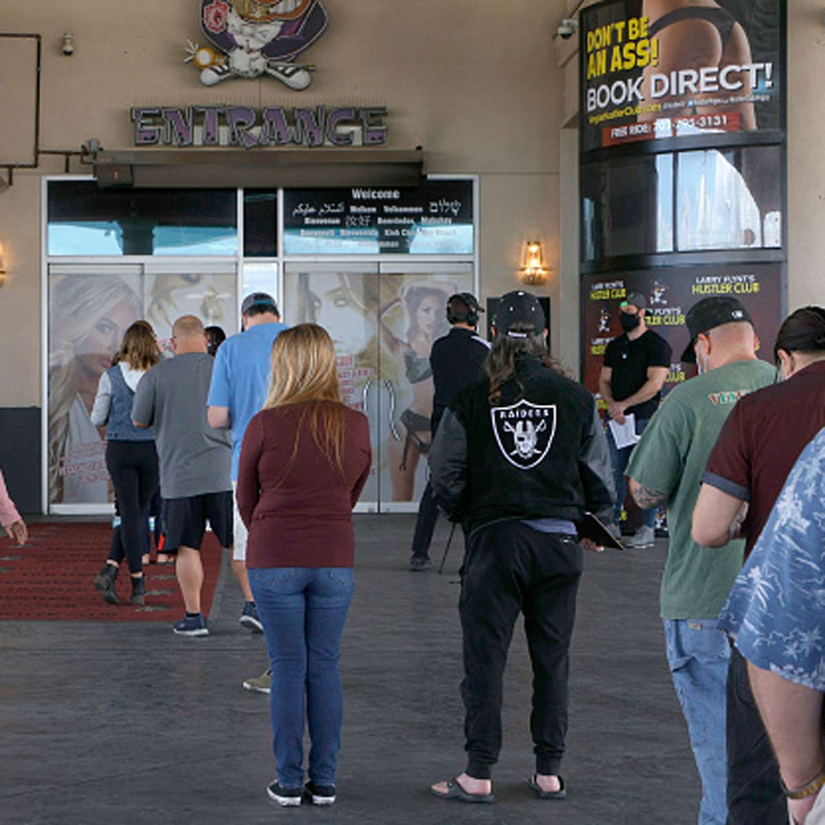 strip club vaccine centres