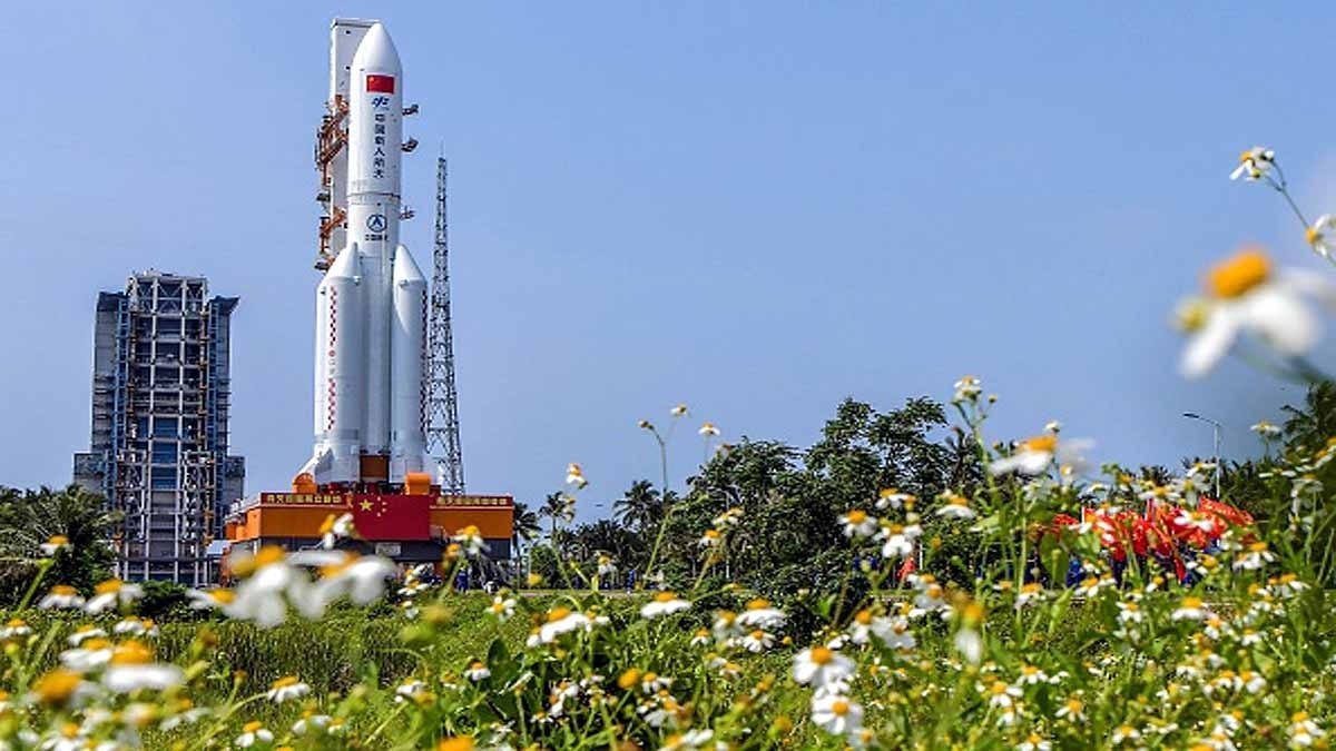 चीन का अनियंत्रित रॉकेट