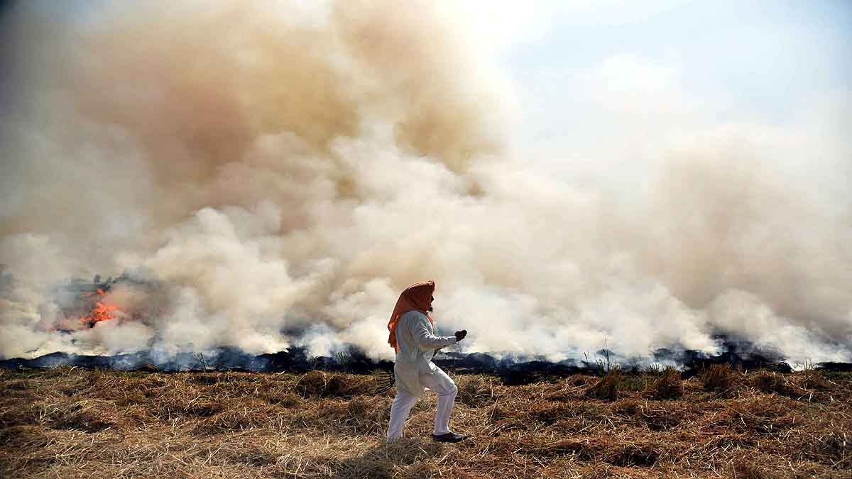 India Corona crisis Air Pollution