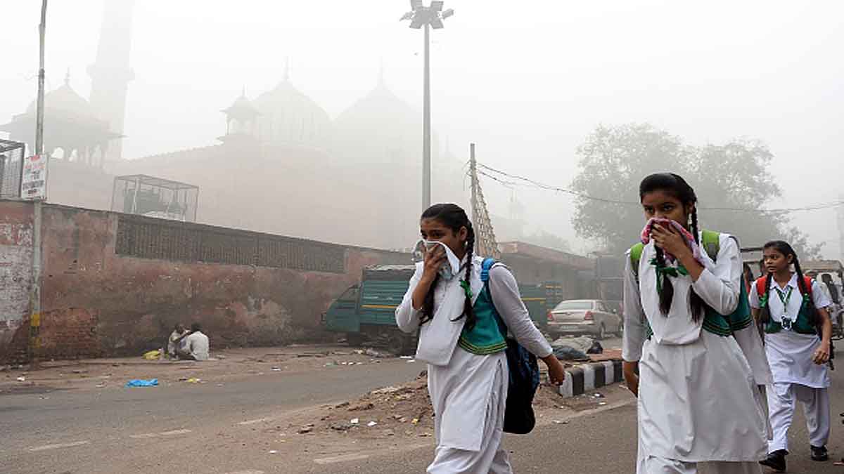 India Corona crisis Air Pollution
