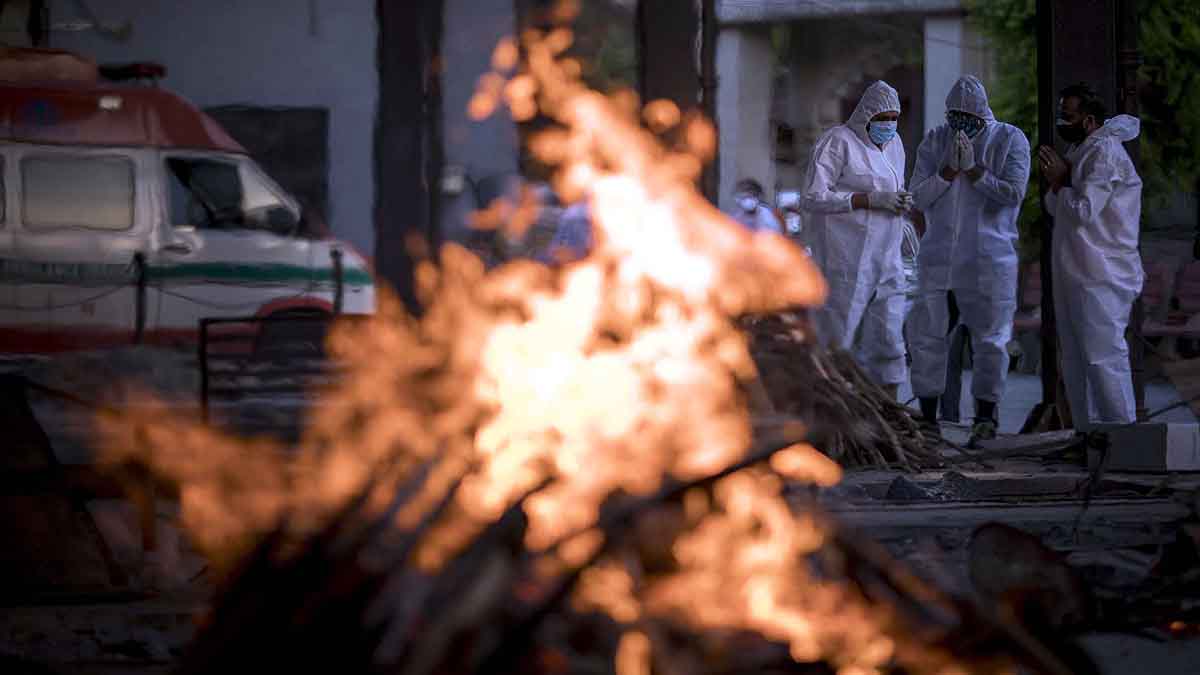 India Corona crisis Air Pollution