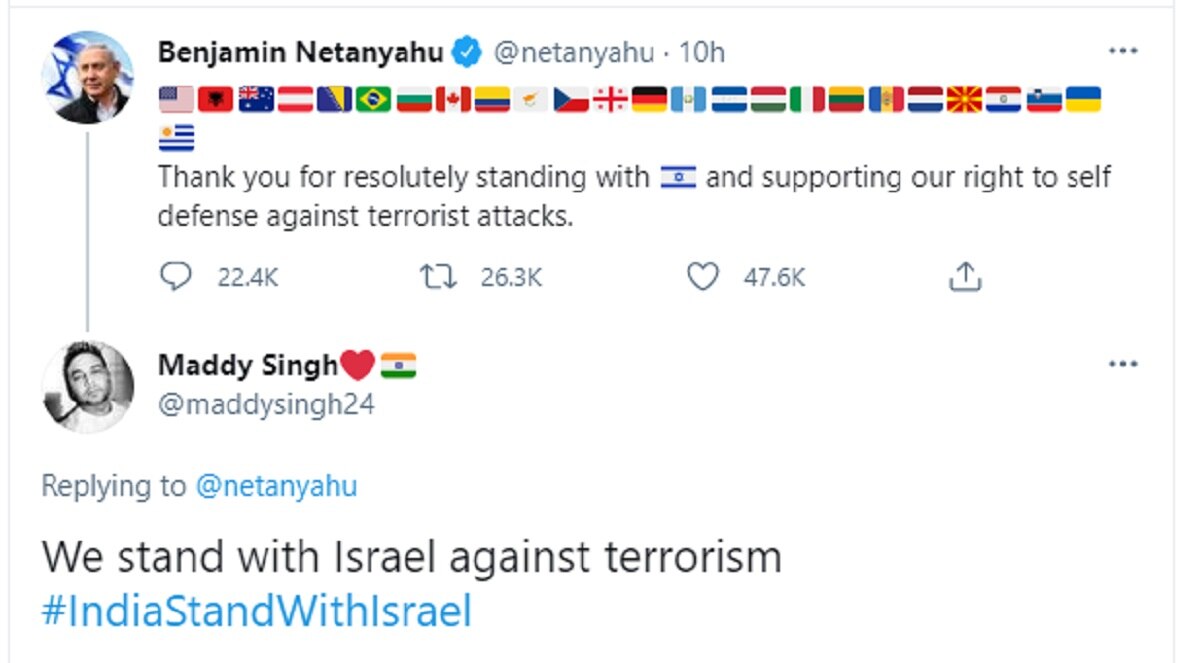 india with israel trends