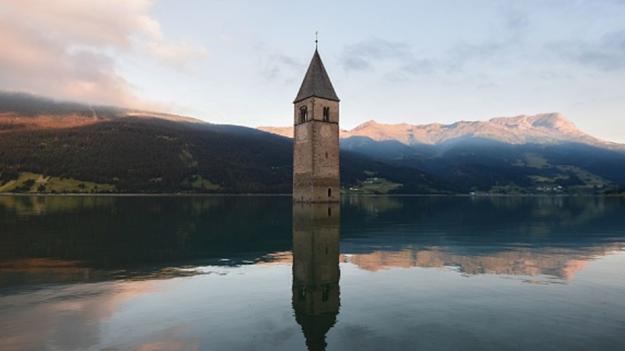 underwater ghost village