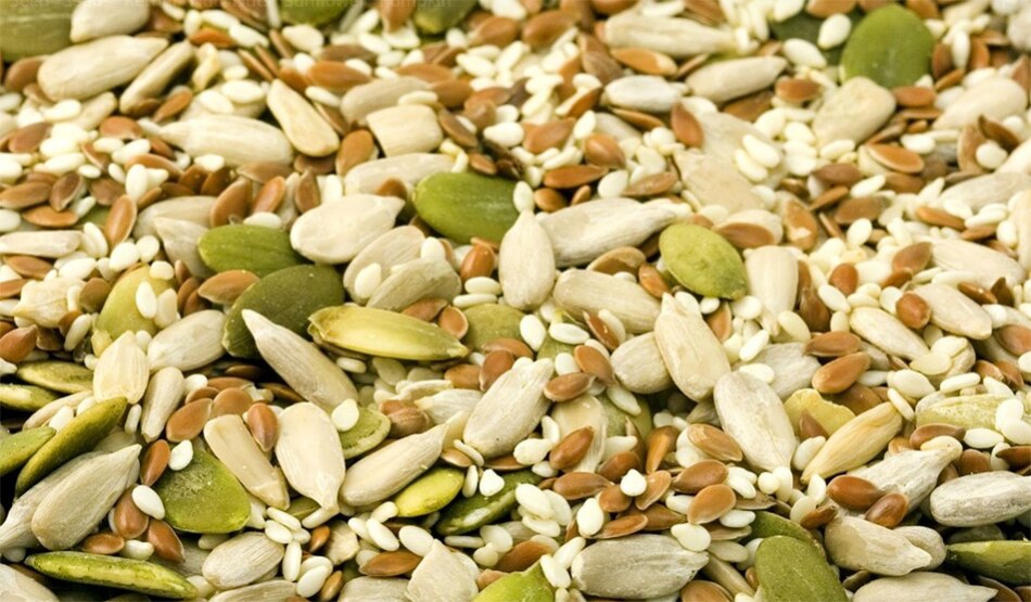 कद्दू के बीज और काजू