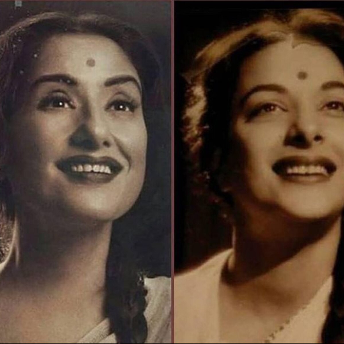 मनीषा कोइराला-नरग‍िस दत्त  