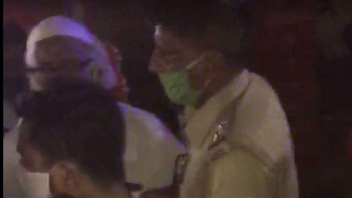 चालान काटने पर सपा विधायक इरफान सोलंकी ने किया हंगामा 