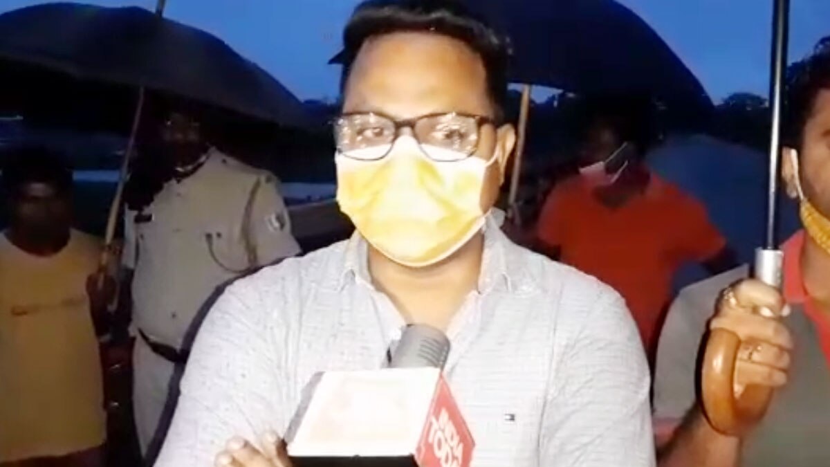 रांची के तमाड़ में पुल टूट गया