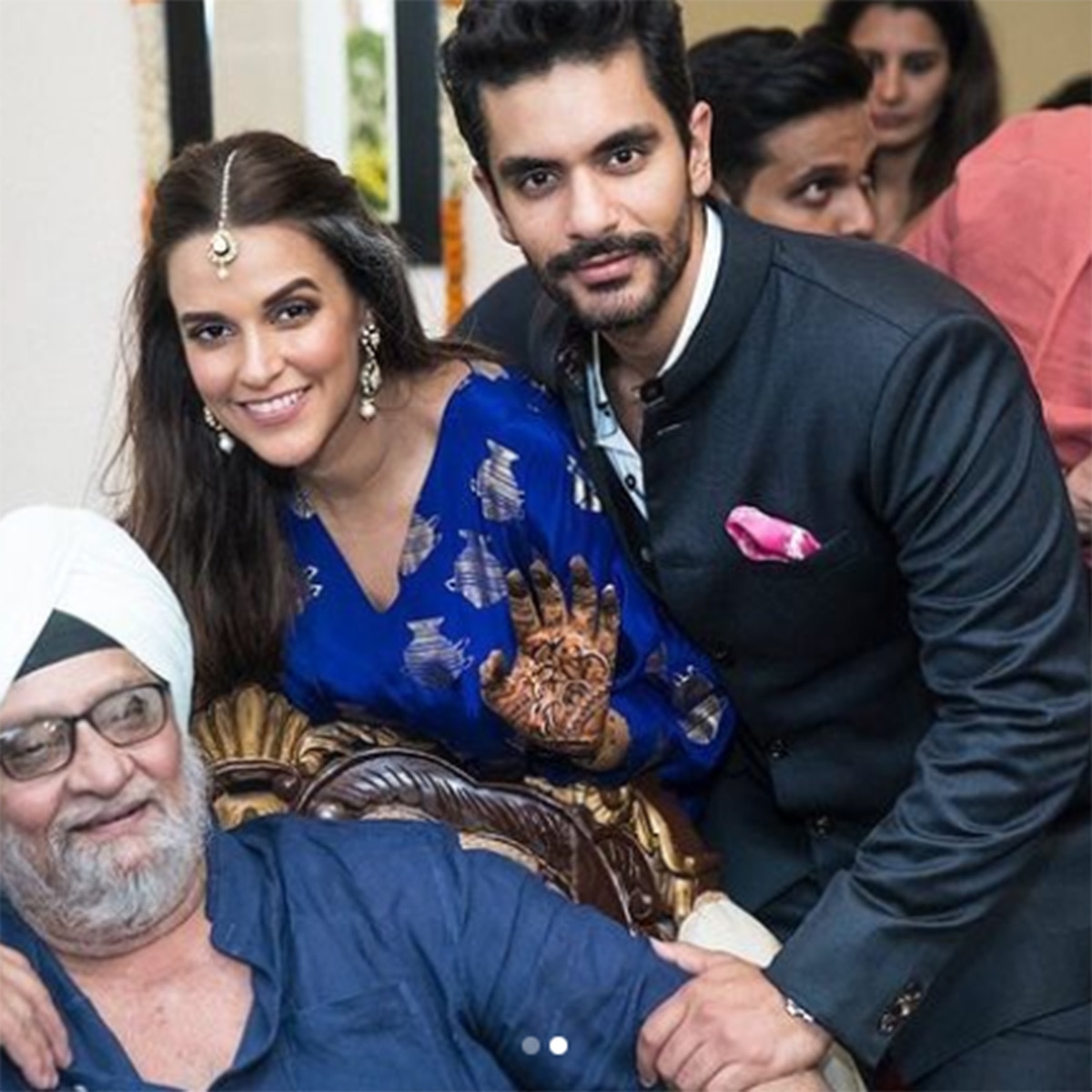 नेहा धूप‍िया-अंगद बेदी 