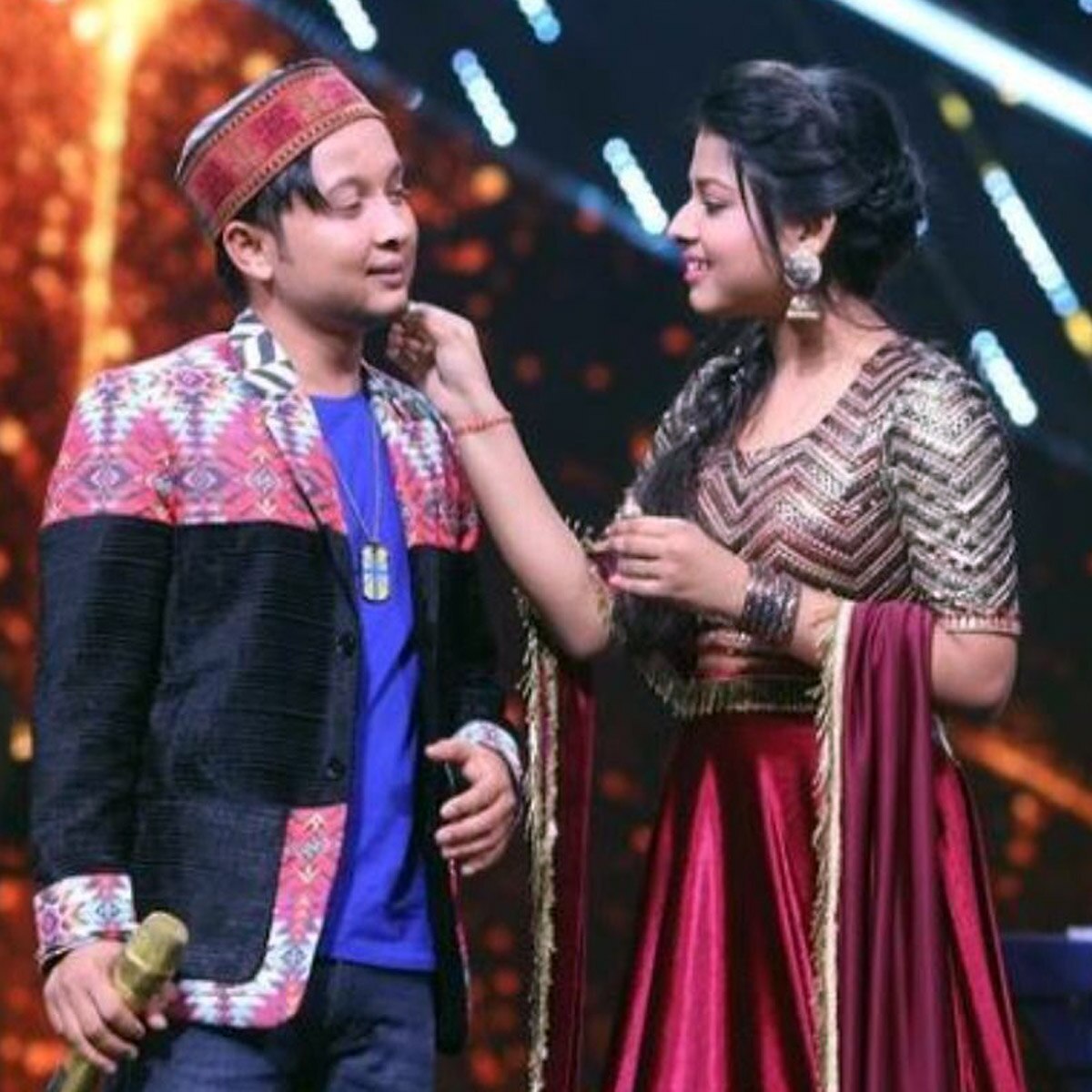 पवनदीप राजन और अरुणिता कांजीलाल