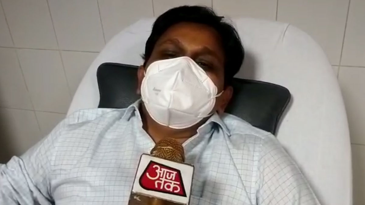 प्लाज्मा डोनेट कर डॉक्टर ने बचाई मरीज की जान 