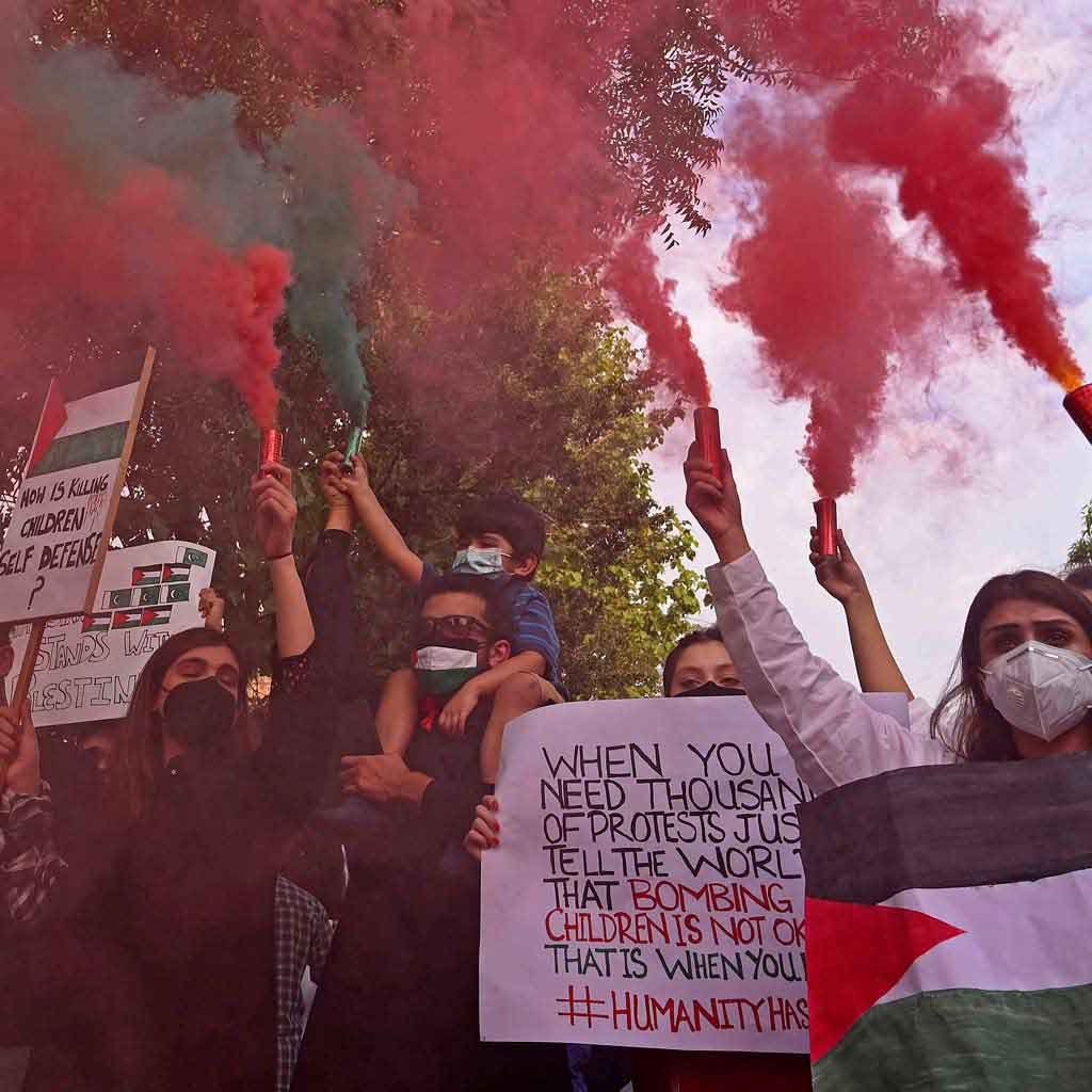 Protest Pakistan Israel