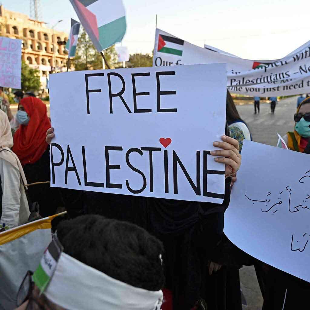 Protest Pakistan Israel