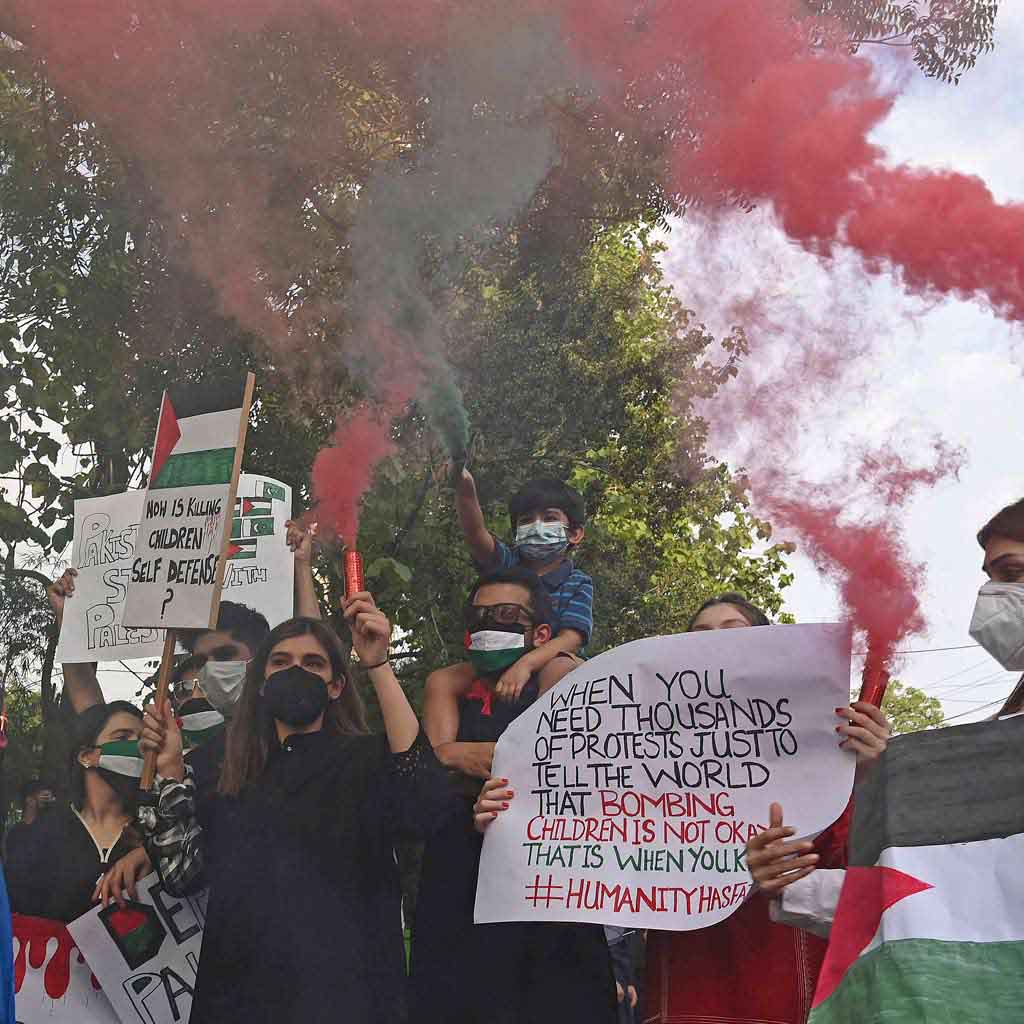 Protest Pakistan Israel