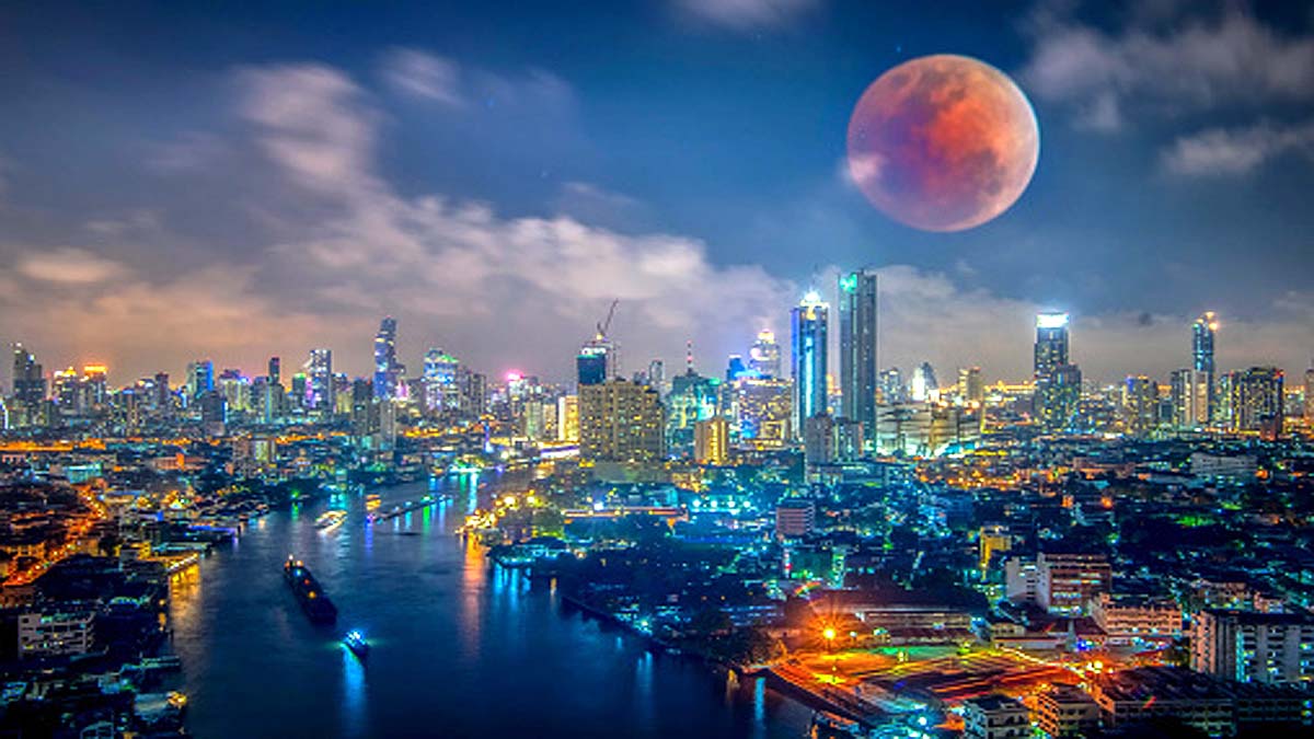 Supermoon Blood Red Lunar Eclipse