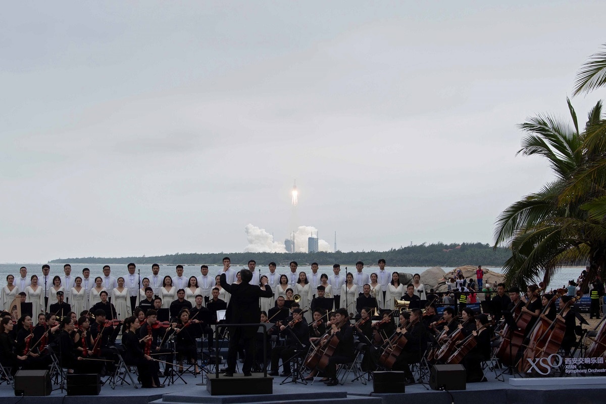 चीन का अनियंत्रित रॉकेट