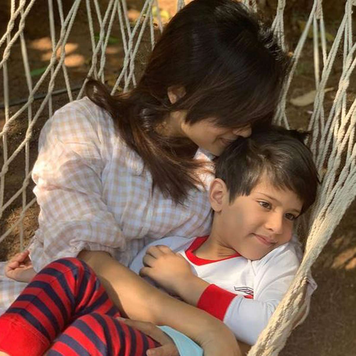 बेटे संग श्वेता