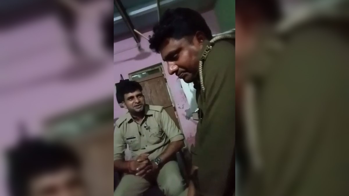 पुलिसकर्मियों का दारू पार्टी की वीडियो वायरल