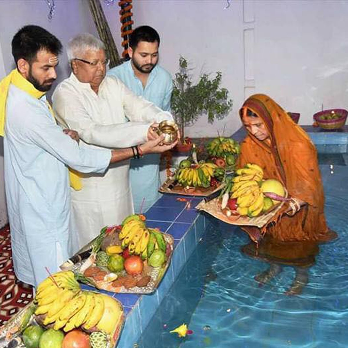 लालू यादव का परिवार 