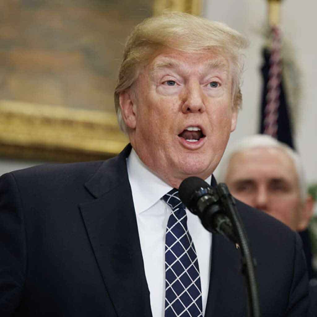 Barack Obama and Donald Trump