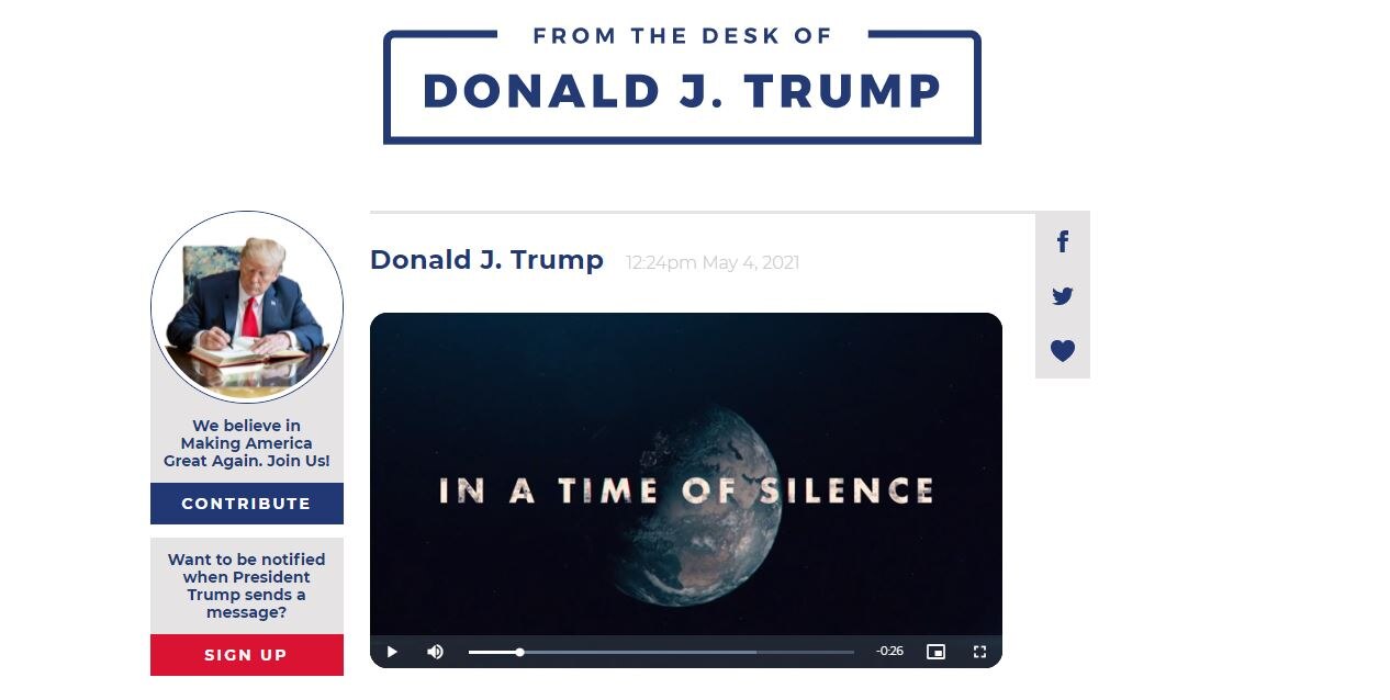 Donald Trump Launches New Communication Platform