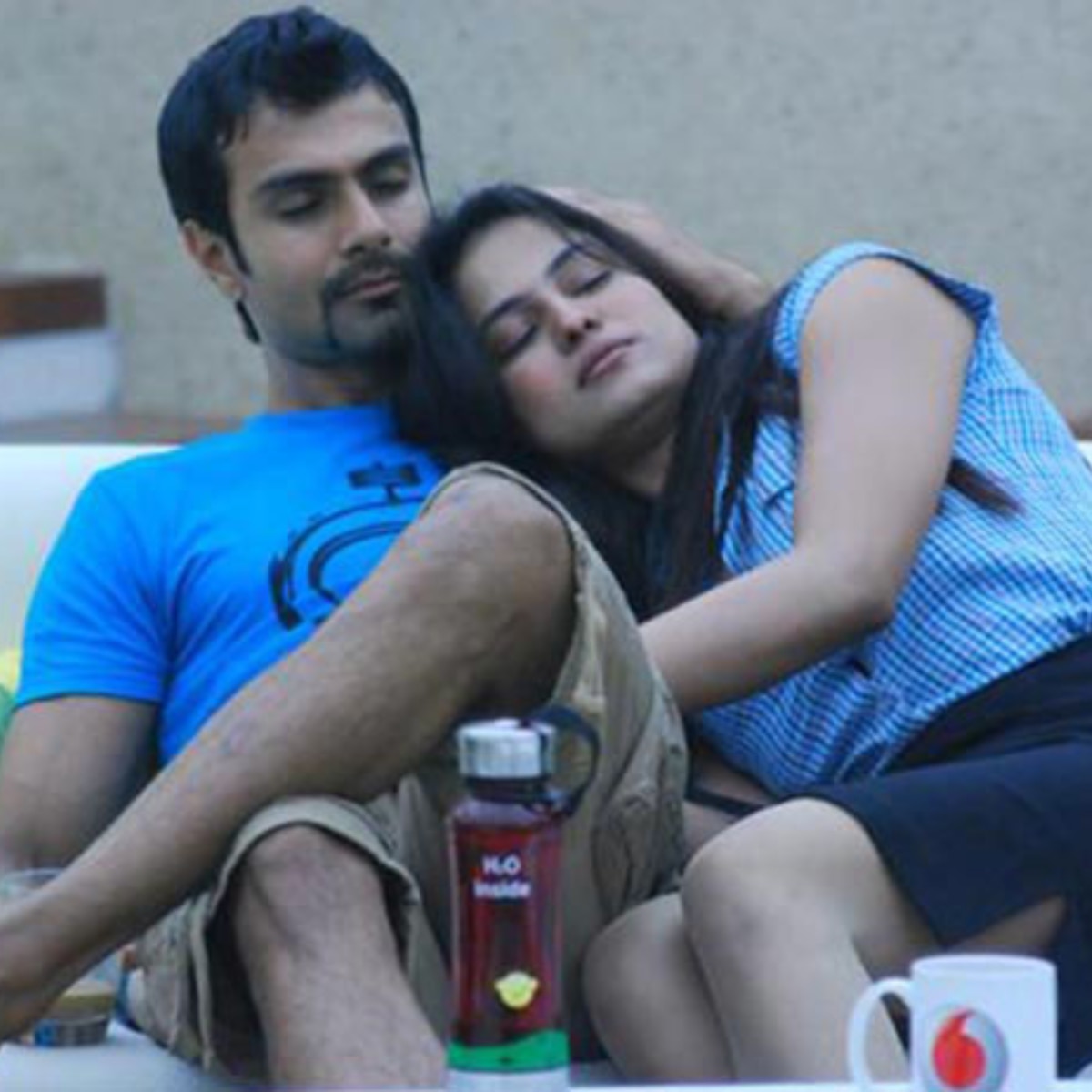 अश्मित पटेल और वीणा मलिक 