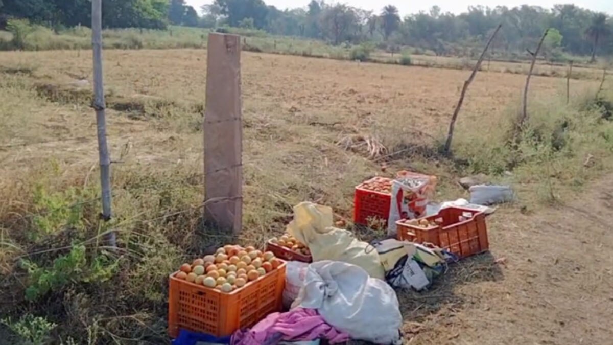 लॉकडाउन में नियमों की अनदेखी पर पुलिस ने किसानों के साथ की सख्ती 