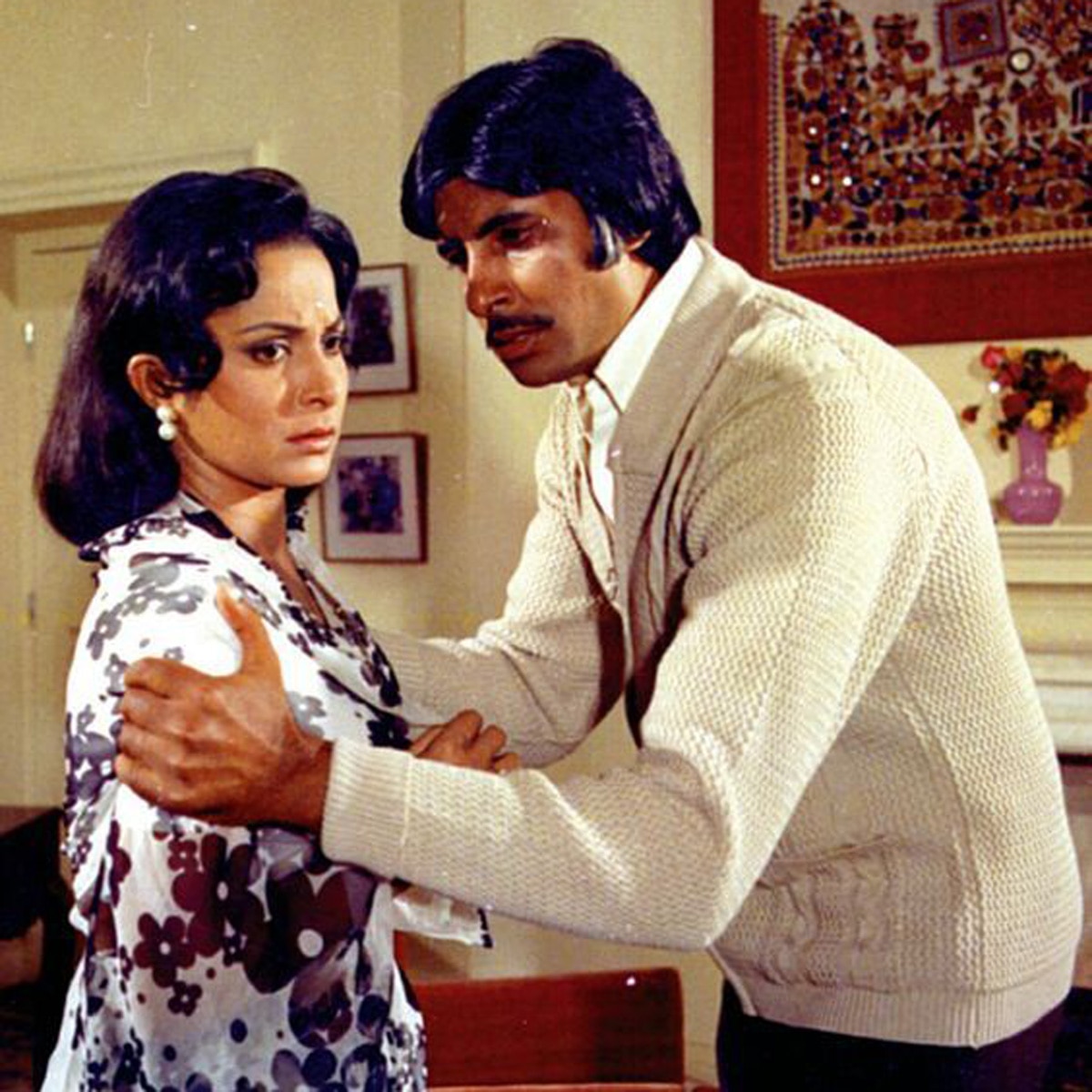 वहीदा रहमान और अमिताभ बच्चन 